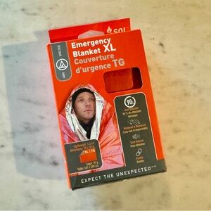 SOL emergency blanket XL, emergency shelter, emergency ground top, waterproof